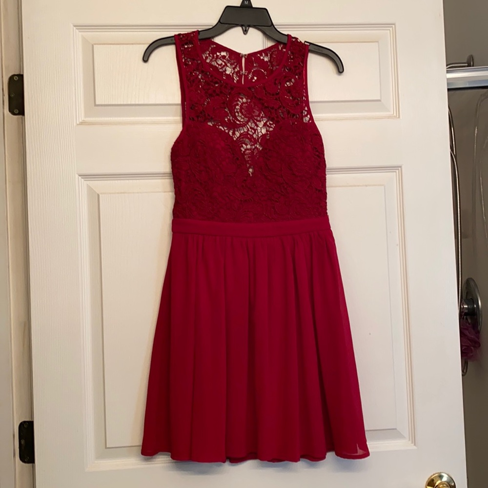 Maniju Red Cocktail Dress (medium)